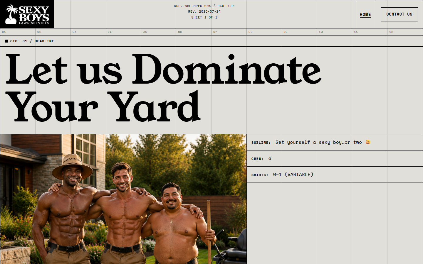 Desktop preview of Raw Turf