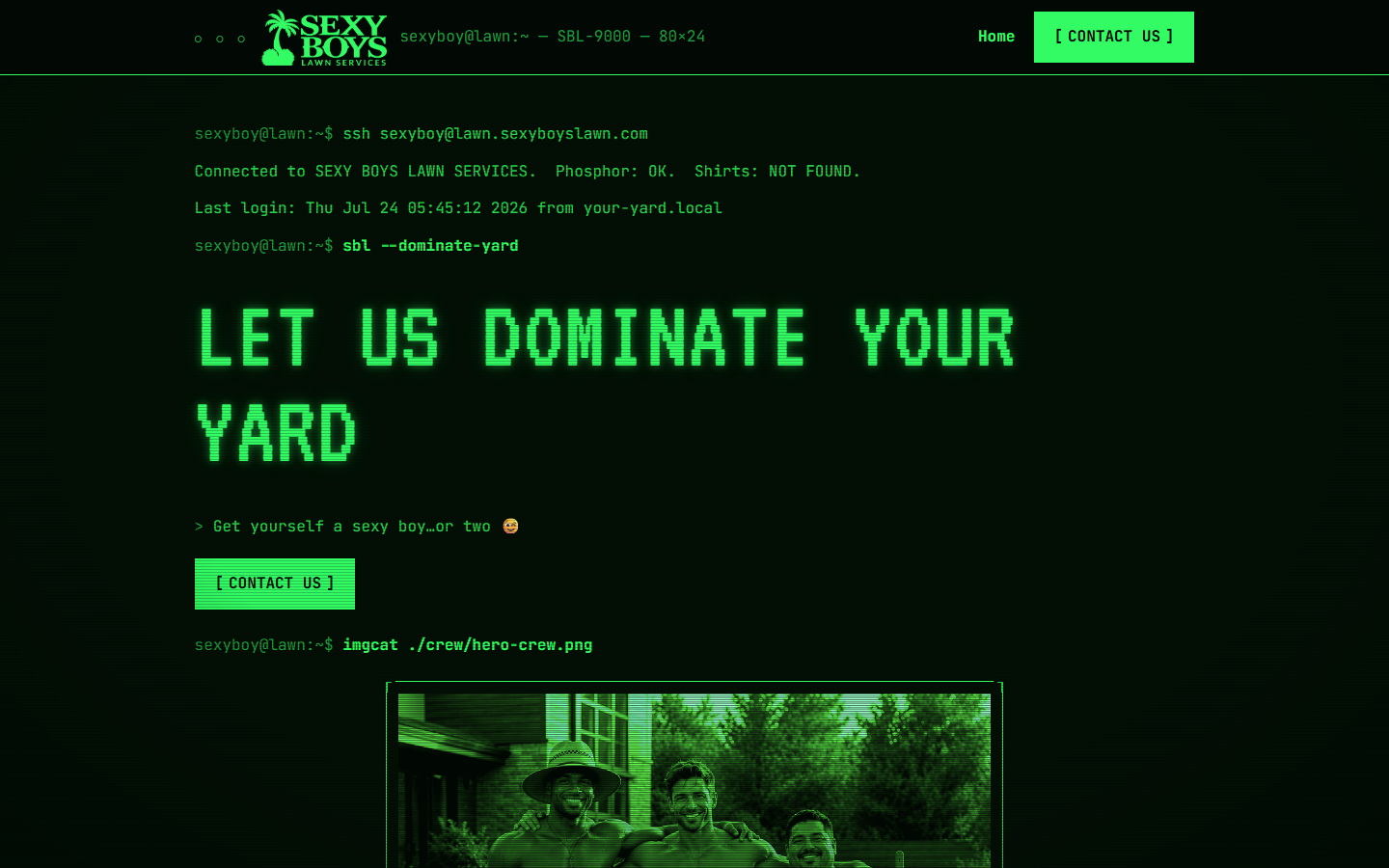 Desktop preview of Terminal Turf