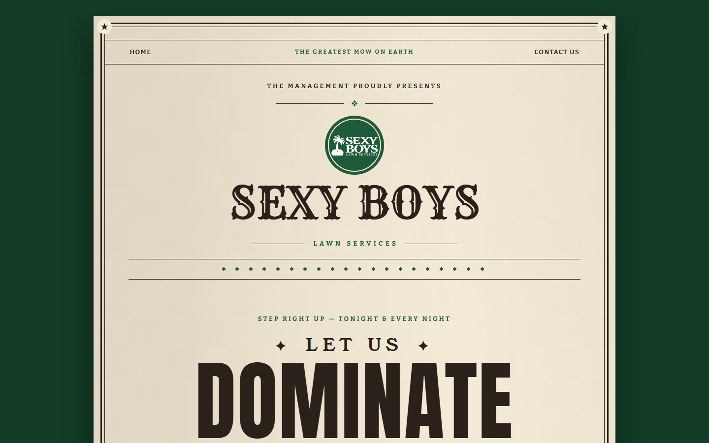 Desktop preview of Big Tent Revue