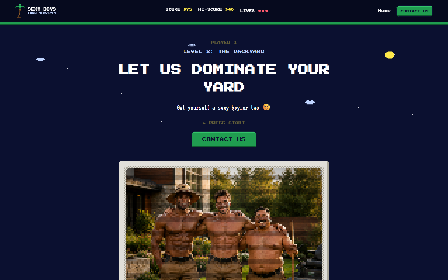 Desktop preview of 8-Bit Backyard